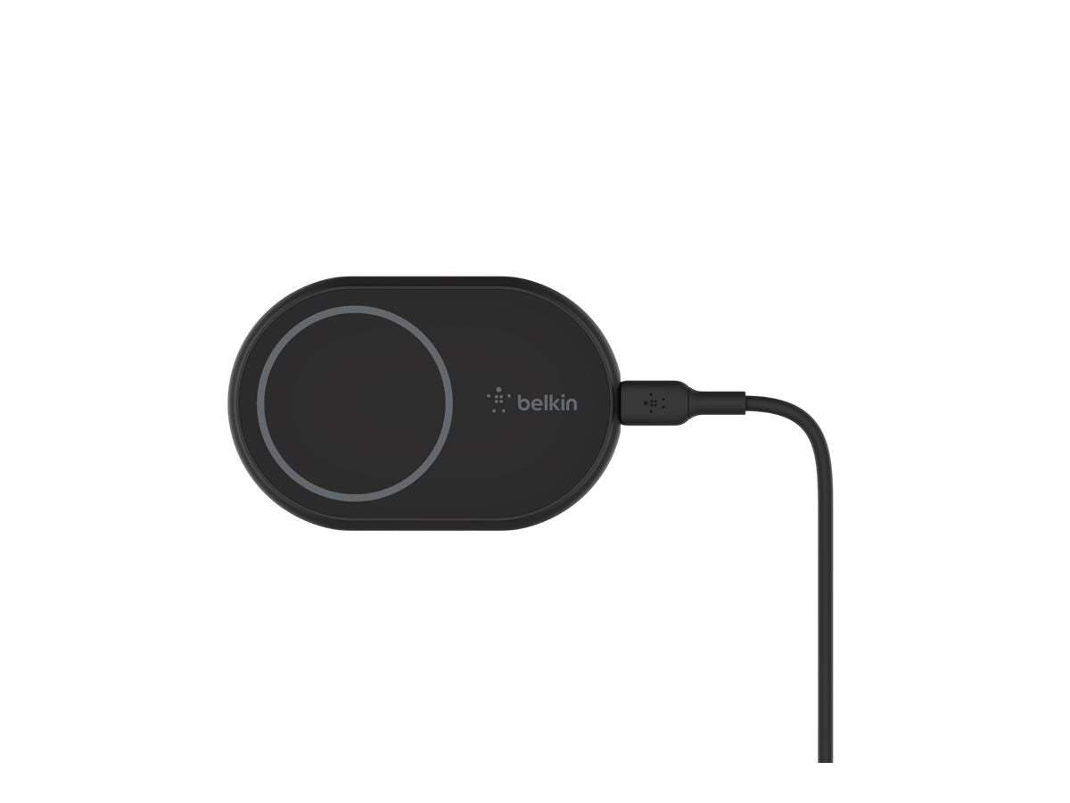 BELKIN BOOST CHARGE Magnetic wireless Car Vent Mount + Car Charger CLA Black