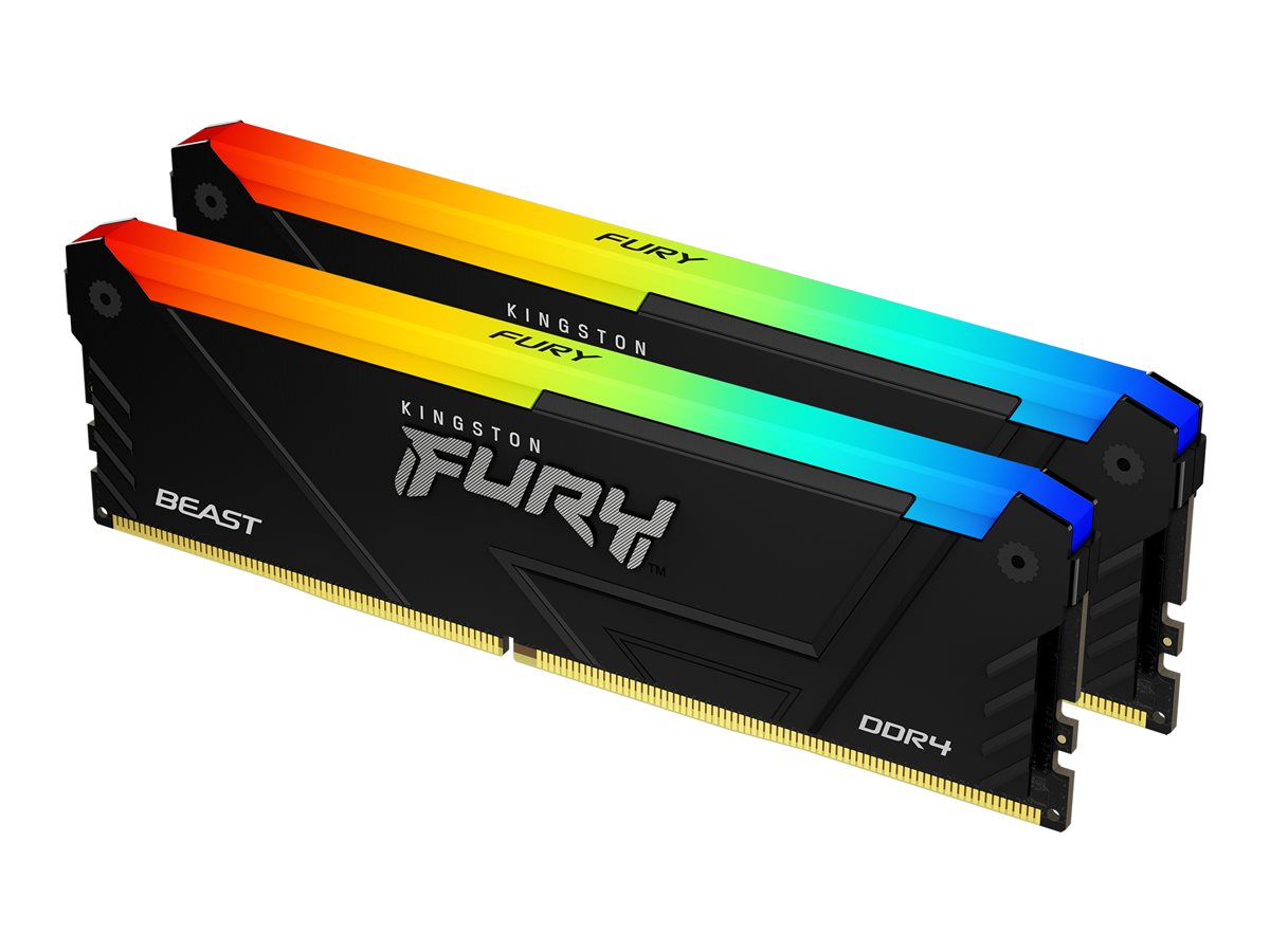 KINGSTON 64Go 3200MT/s DDR4 CL16 DIMM Kit of 2 FURY Beast RGB