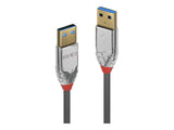 LINDY 0.5m USB 3.0 Type A/A Male/Male Cable Cromo Line 5Gbit/s
