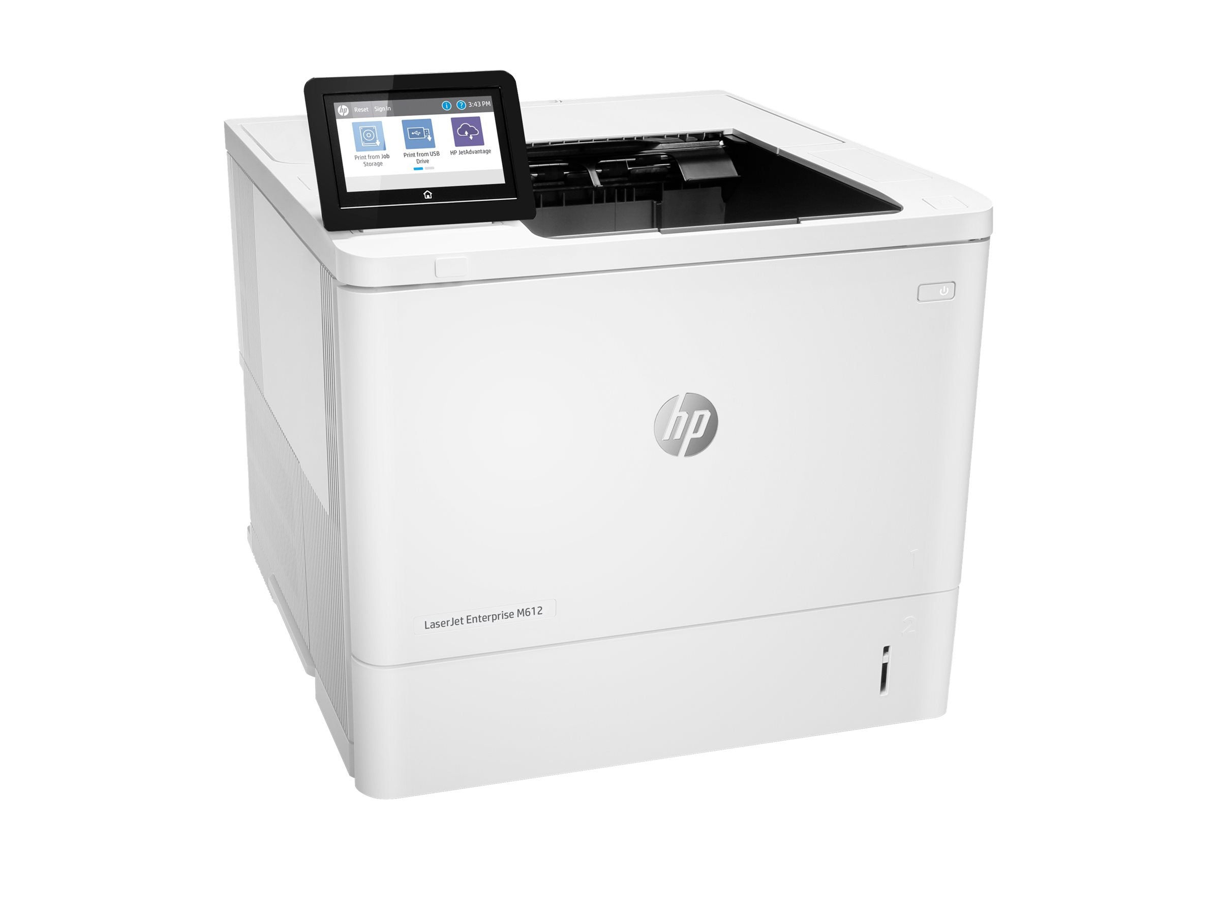 HP LaserJet Enterprise M612dn Printer Mono Duplex laser A4 1200x1200dpi 71ppm 650sheets USB LAN