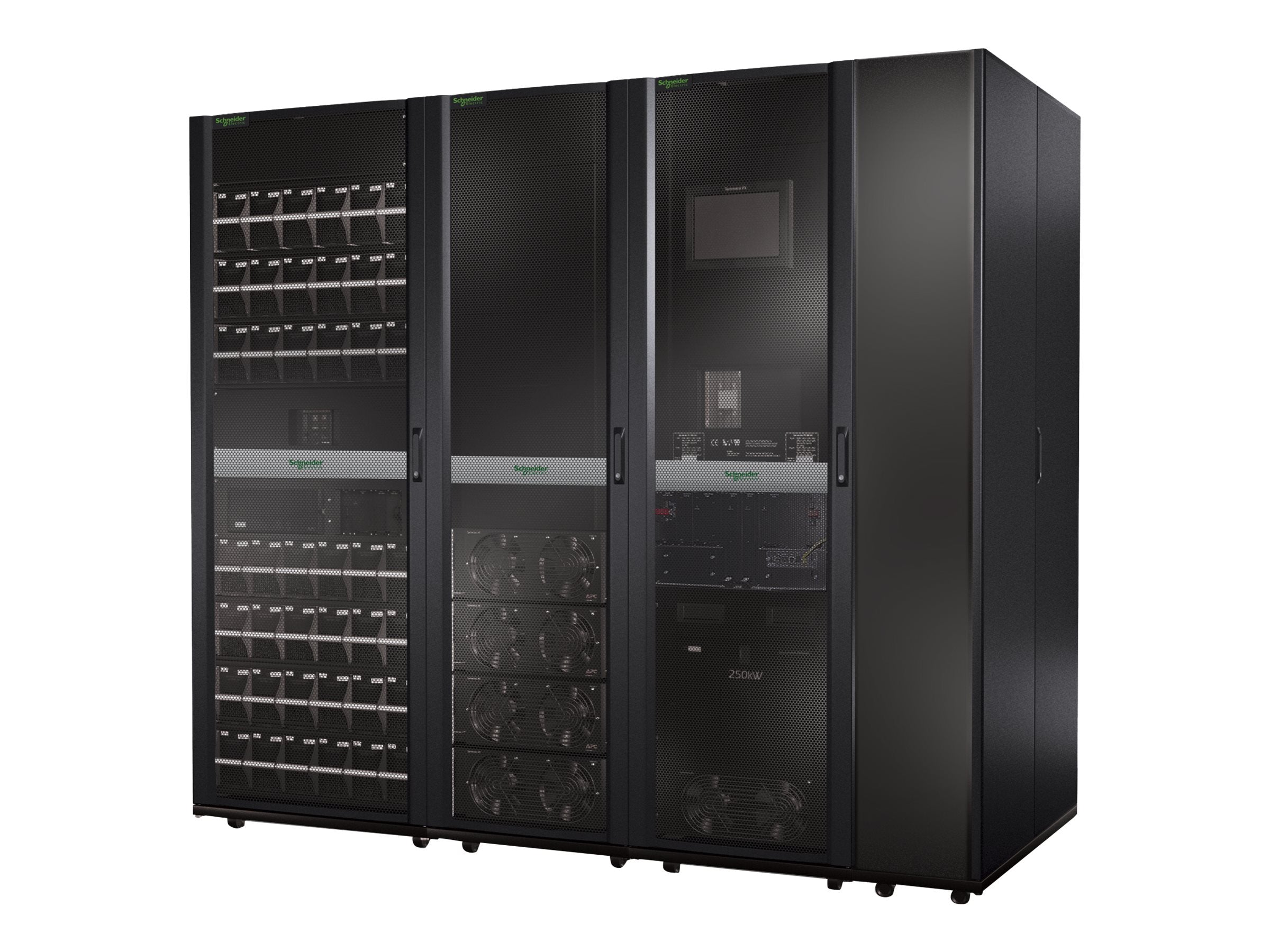 APC Symmetra PX 100kW Scalable to 250kW with Right Mounted Main. Bypass & Distribution Power AC 480V 100 kW 100000VA 3-phase oc 2