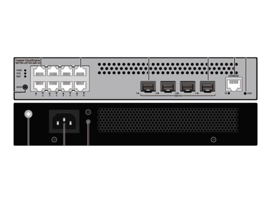 HUAWEI S5735-L8T4X-QA-V2 8x10/100/1000BASE-T ports 4x10GE SFP+ ports AC power Fanless