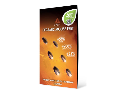 LEXIP - MO42 - PATINS CERAMIQUES POUR SOURIS - INTER PC/MAC