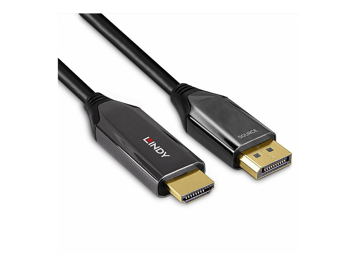 LINDY 3m Active DisplayPort 1.4 to HDMI 8K60 Cable