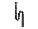 NEOMOUNTS Cable Spine Organizer for sit/stand desk frames screw mounted magnetic channel black