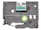 BROTHER P-TOUCH TZE-721 noir sur vert 9mm