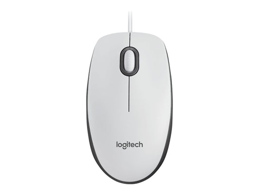 LOGITECH M100 Mouse full size right and left-handed optical 3 buttons wired USB