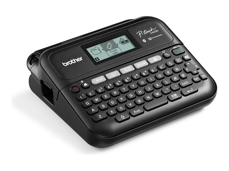 BROTHER PT-D460BTVP Etiqueteuse professionnelle Bluetooth 18mm avec mallette de transport adaptateur secteur un ruban TZe 4m câble