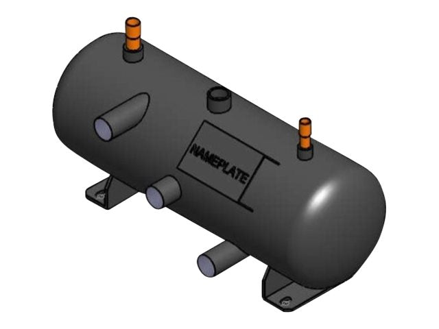 APC Flooded Receiver 20L 219mm diameter 640mm length PED with heater down to -20C