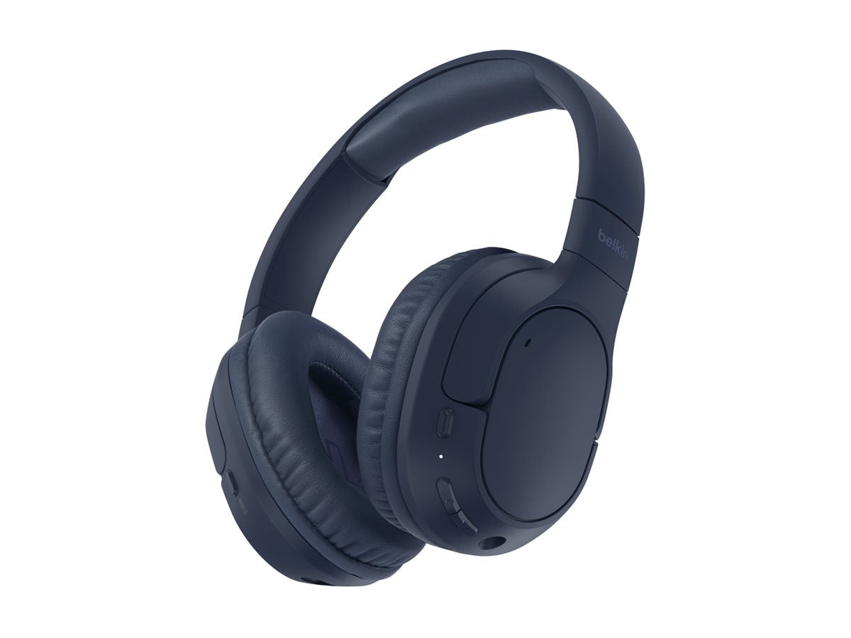 BELKIN SOUNDFORM SURROUND WIRELESS HEADPHONES BLUE