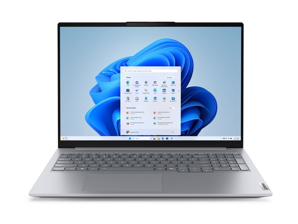 LENOVO ThinkBook 16 G8 IRL Intel Core 7 240H 16p WUXGA 16Go 512Go SSD M.2 UMA W11P 1YR Premier
