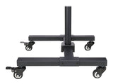 EATON TRIPPLITE Mobile TV Stand - Height Adjustable 13inch to 42inch TVs and Monitors Locking Casters Black