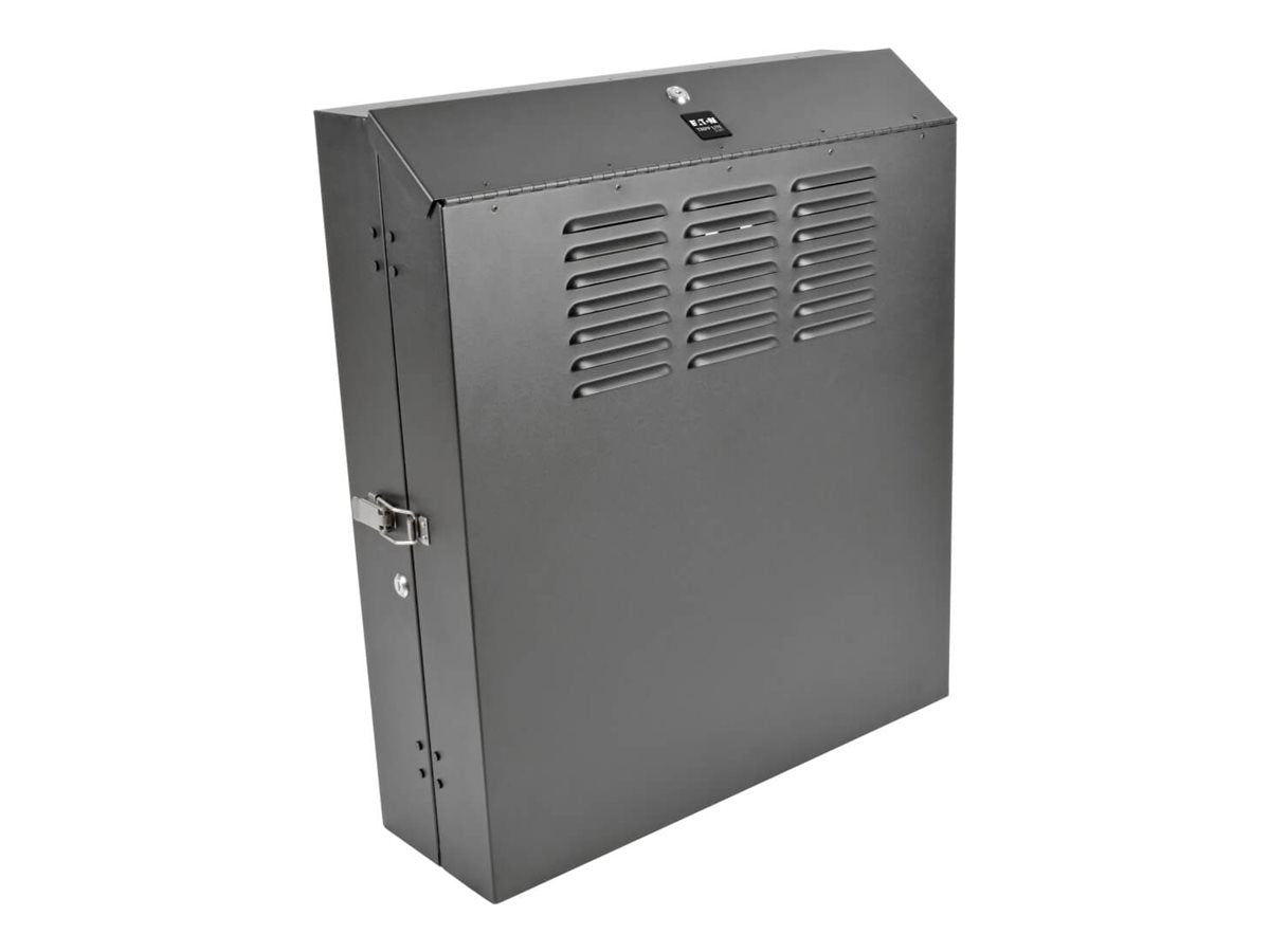 EATON TRIPPLITE 4U Wall Mount Low Profile Secure Rack Enclosure Cabinet Vertical Rack cabinet wall mountable Black 4U 19