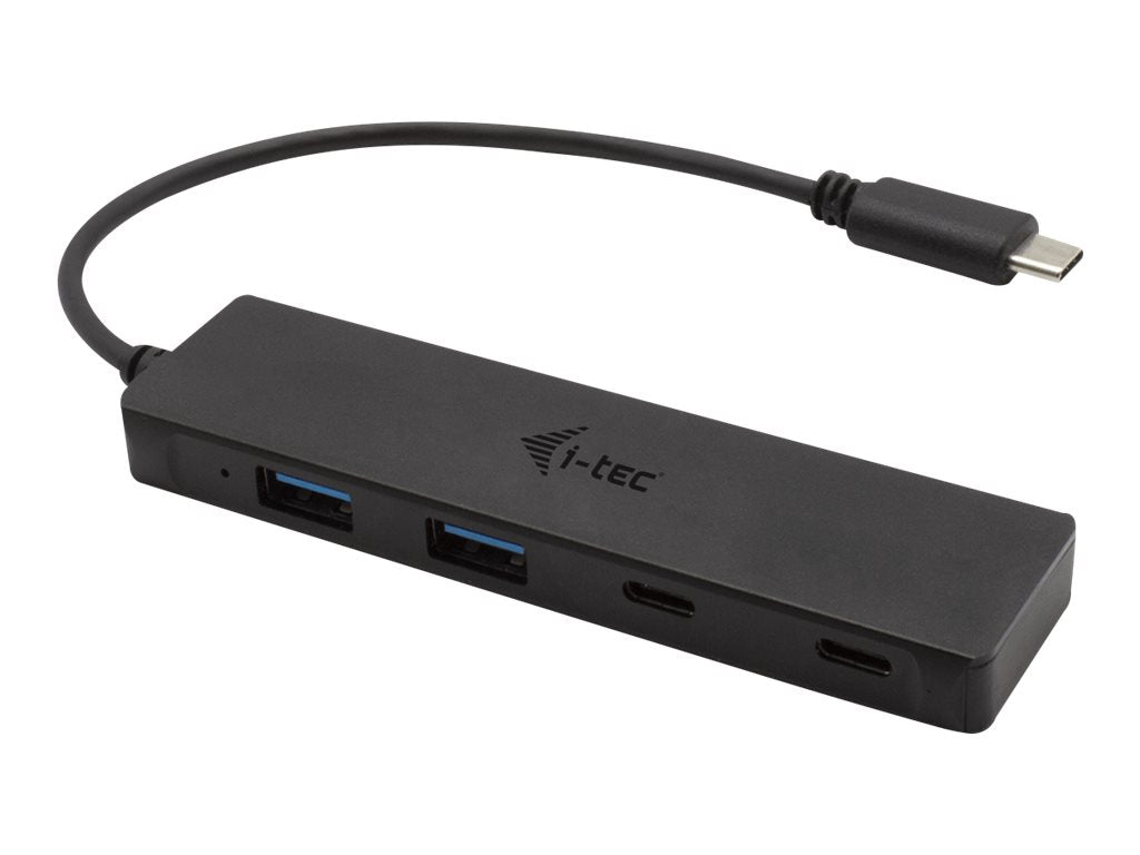 I-TEC USB-C Metal HUB 2xUSB 3.0 2xUSB-C 5Gbps without power adapter ideal for Notebook Ultrabook Tablet PC
