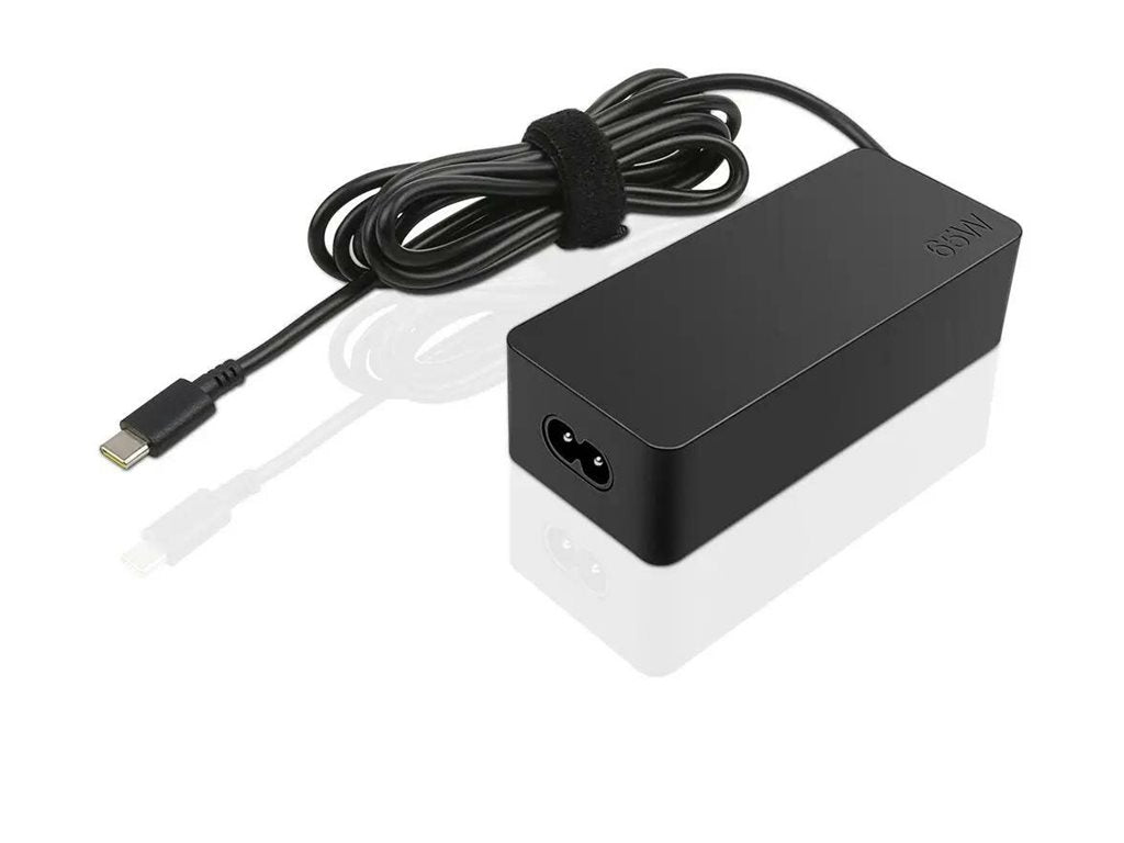 LENOVO 65W Standard AC Adapter (USB Type-C) - Adaptateur secteur - CA 100-240 V - 65 Watt - ThinkRed