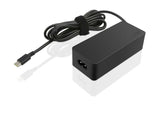 LENOVO 65W Standard AC Adapter (USB Type-C) - Adaptateur secteur - CA 100-240 V - 65 Watt - ThinkRed