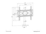 NEOMOUNTS DS42-430BL14 Support de bureau pour écran à poser 32-55p- à visser - pivotant
