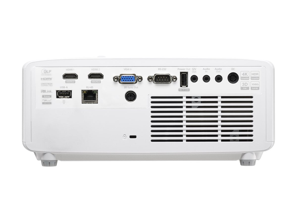 OPTOMA ZH551 - Projecteur DLP - laser - 3D - 5600 lumens - Full HD (1920 x 1080) - 16:9 - 1080p - blanc