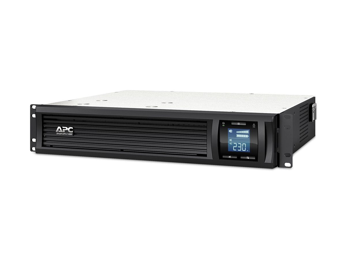 APC Smart-UPS C 3000VA LCD UPS rack-mountable AC 230V 2100Watt 3000VA USB output connectors 9 2U Black