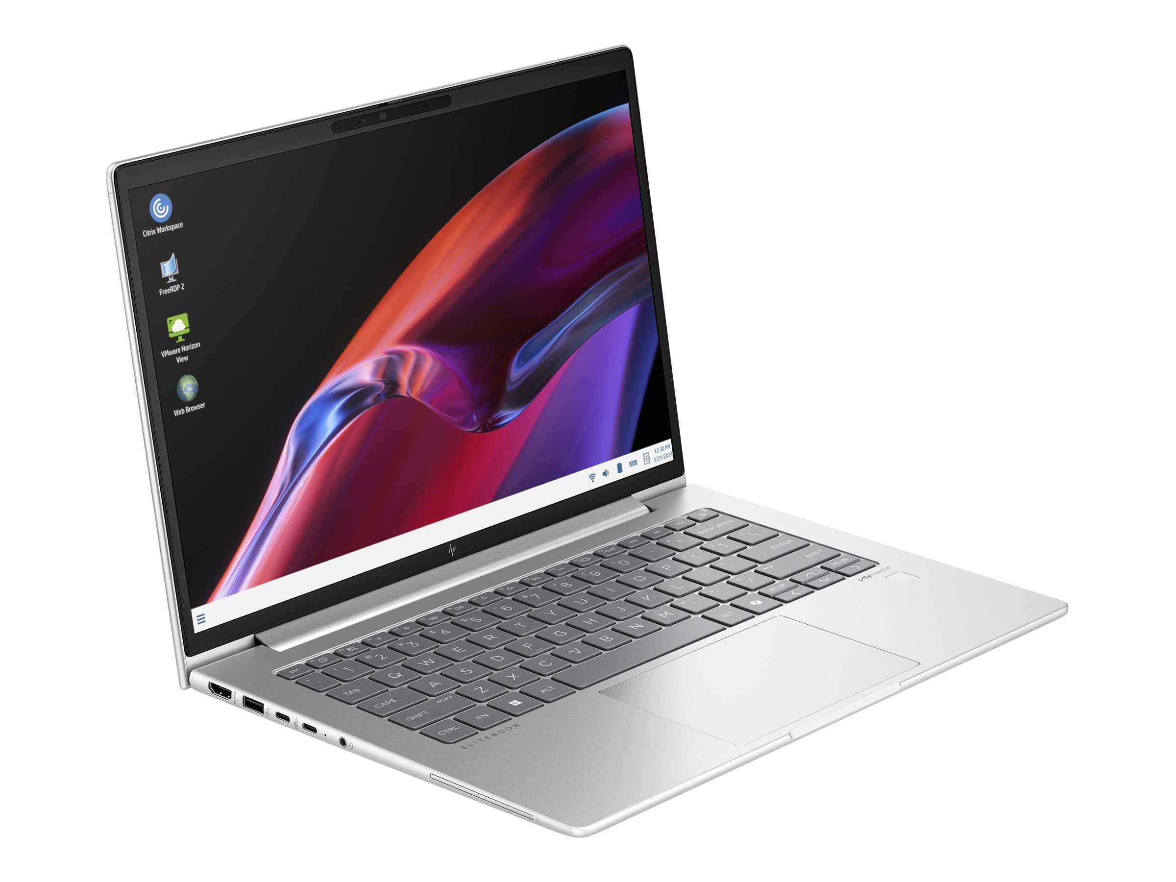 HP Elite mt645 G8 Mobile Thin Client AMD Ryzen 5 7535U 14inch WUXGA 16GB 256GB Radeon Graphics Client Léger Mobile W10IOT 3/3/0