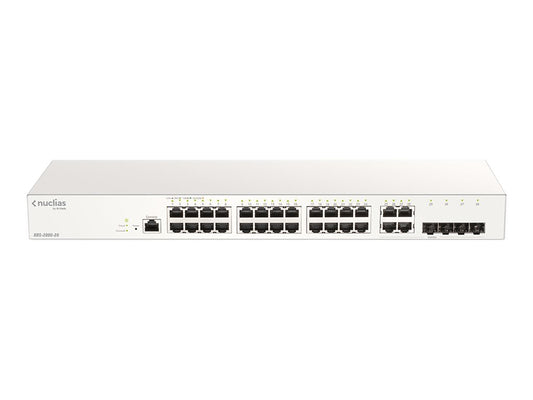 D-LINK Nuclias Switch 28xGE-ports Smart Managed incl 4x1G Combo w/1Yr Lic