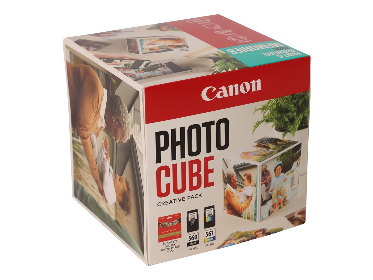 CANON PG-560/CL-561 Ink Cartridge Photo Cube Creative Pack White Blue