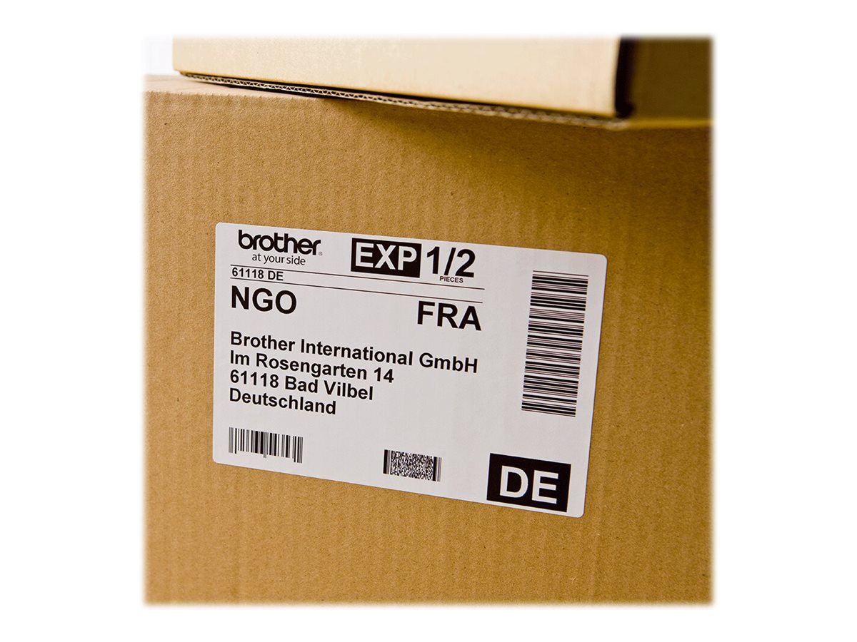 BROTHER Ruban DK label - Rouleau etiquettes adhesives 103,6 mm x 164,3 mm 180 unites/rouleau