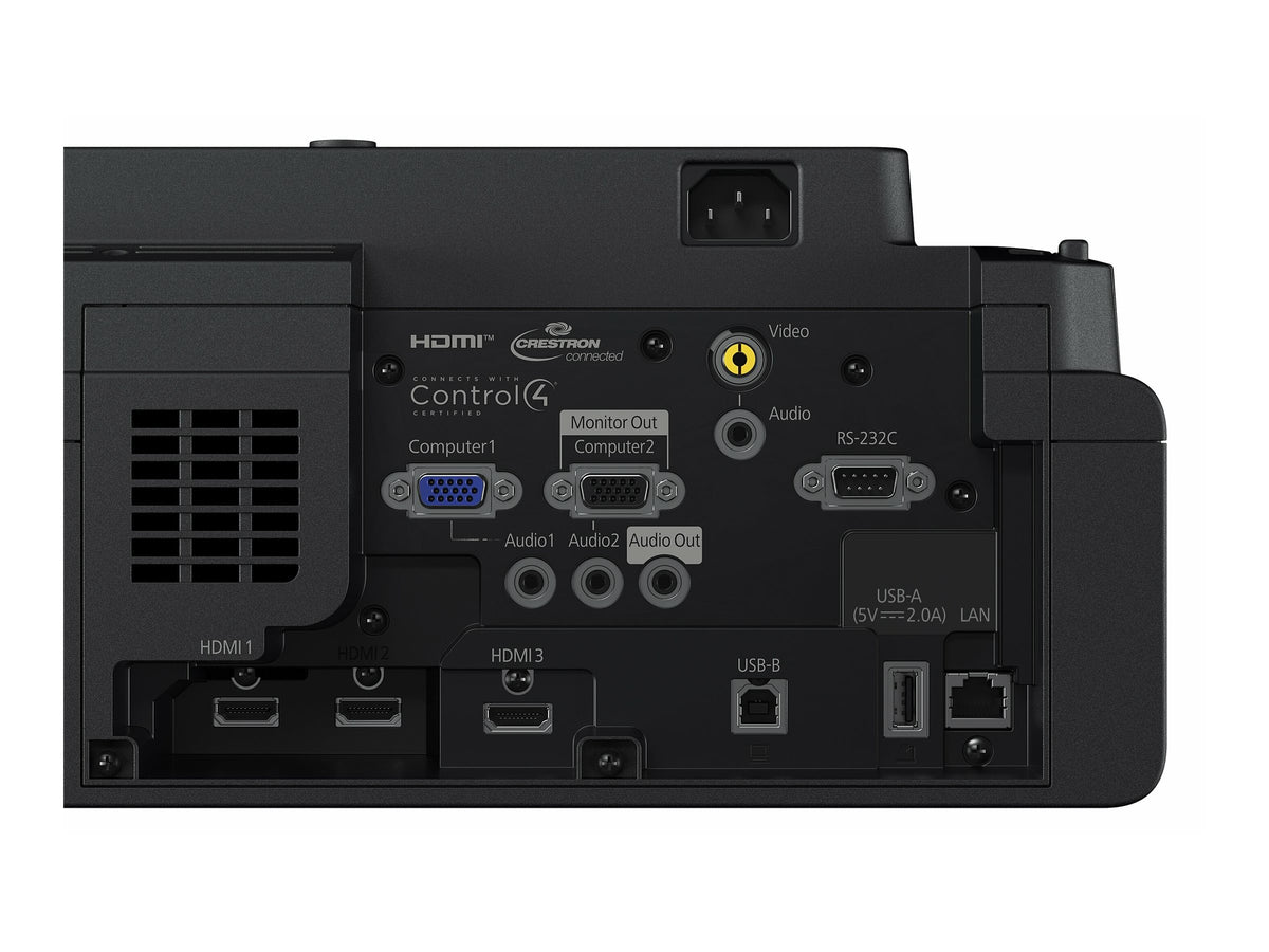 EPSON EB-775F Projector 1080p 4100Lm projection ratio 0.25 - 0.35:1 Over 2.500.000:1 16W speaker