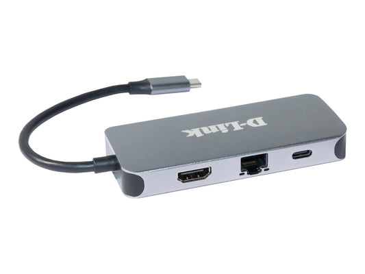 D-LINK 6in1 USB-C Mini Docking Station