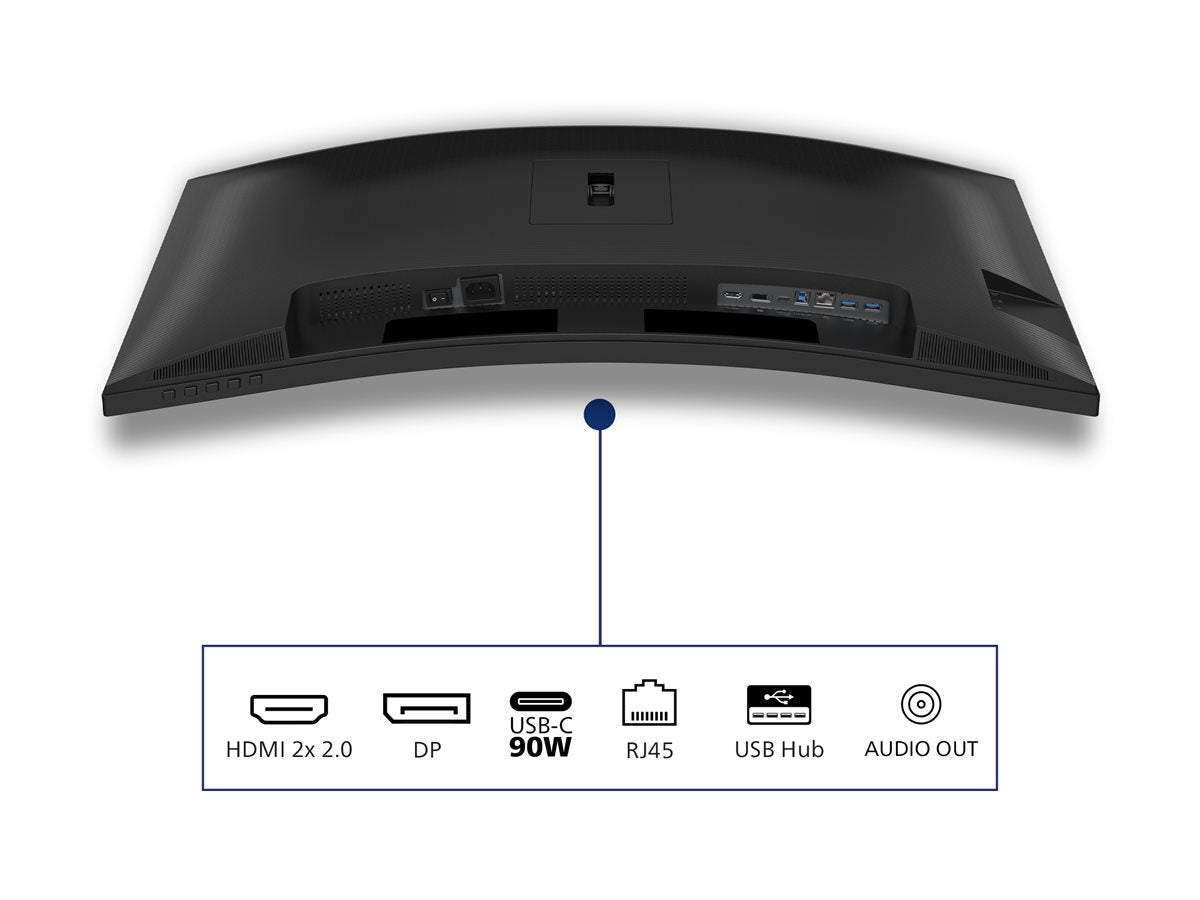 PHILIPS 34B2U3600C/00 34inch Curved Monitor 3440x1440 HDMI DP RJ-45 USB USB-C DOCK 90W
