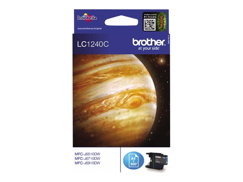 BROTHER LC-1240 cartouche d encre cyan haute capacité 600 pages pack de 1