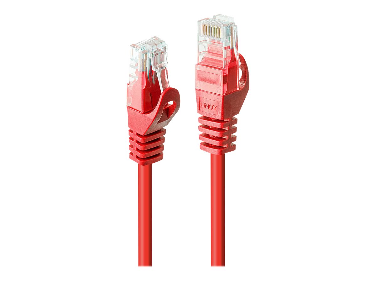 LINDY Basic Cat.6 U/UTP Cable Red 5m