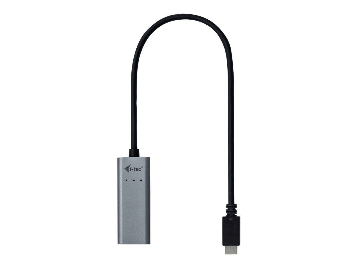 I-TEC USB-C Metal Gigabit Ethernet Adapter 1xUSB-C to RJ-45 LED compatible with Thunderbolt 3