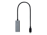 I-TEC USB-C Metal Gigabit Ethernet Adapter 1xUSB-C to RJ-45 LED compatible with Thunderbolt 3