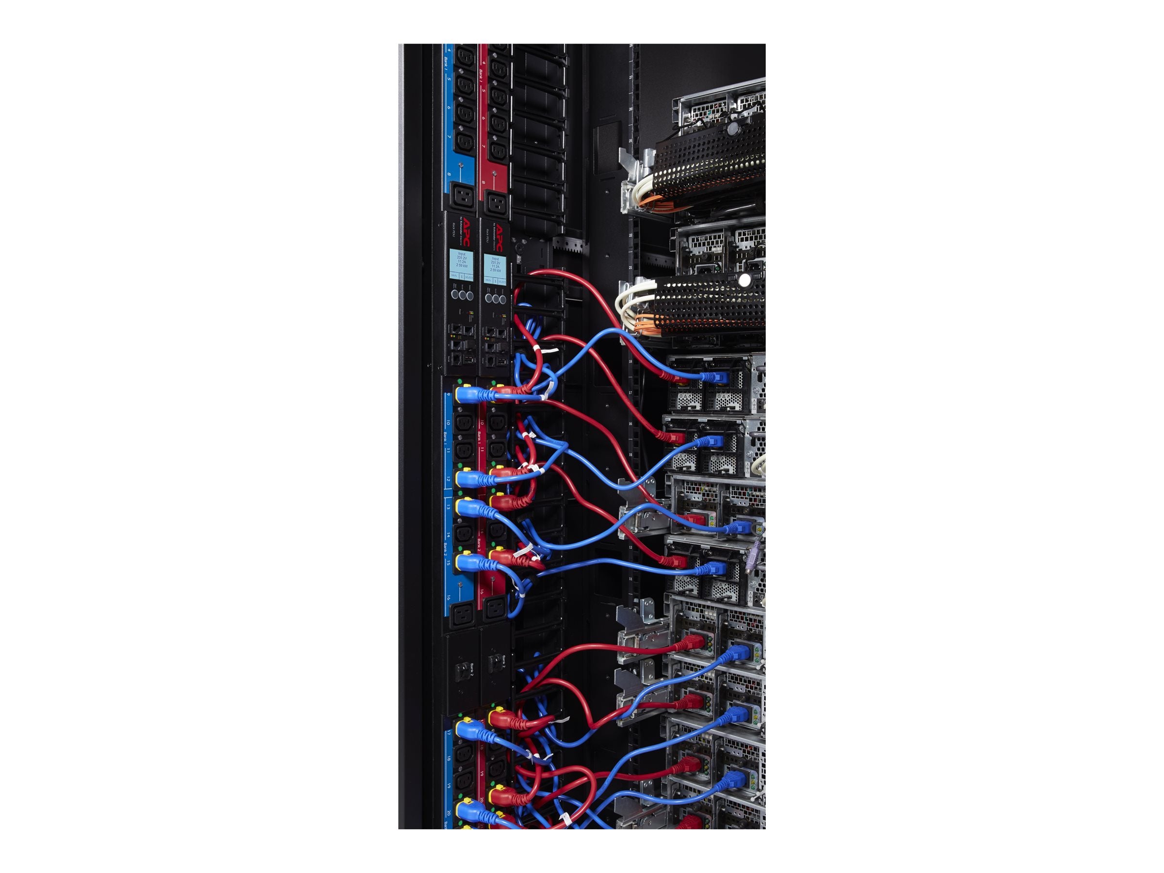 APC Color Coded Locking Power Cords Power cable IEC 60320 C20 to IEC 60320 C19 blue pack of 6