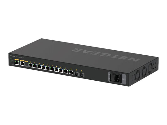 NETGEAR 12-Port AV Line M4250-10G2XF-PoE+ 8x1G PoE+ 240W 2x1G 2xSFP+ Managed Switch