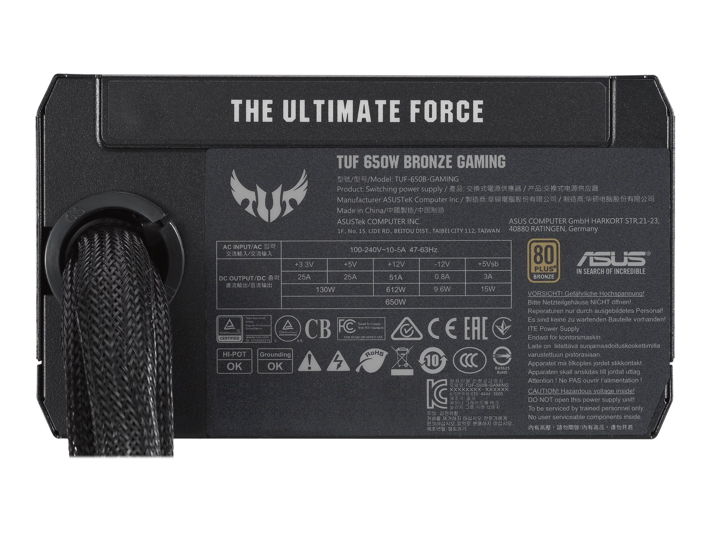 ASUS TUF-Gaming-650B 650W PSU