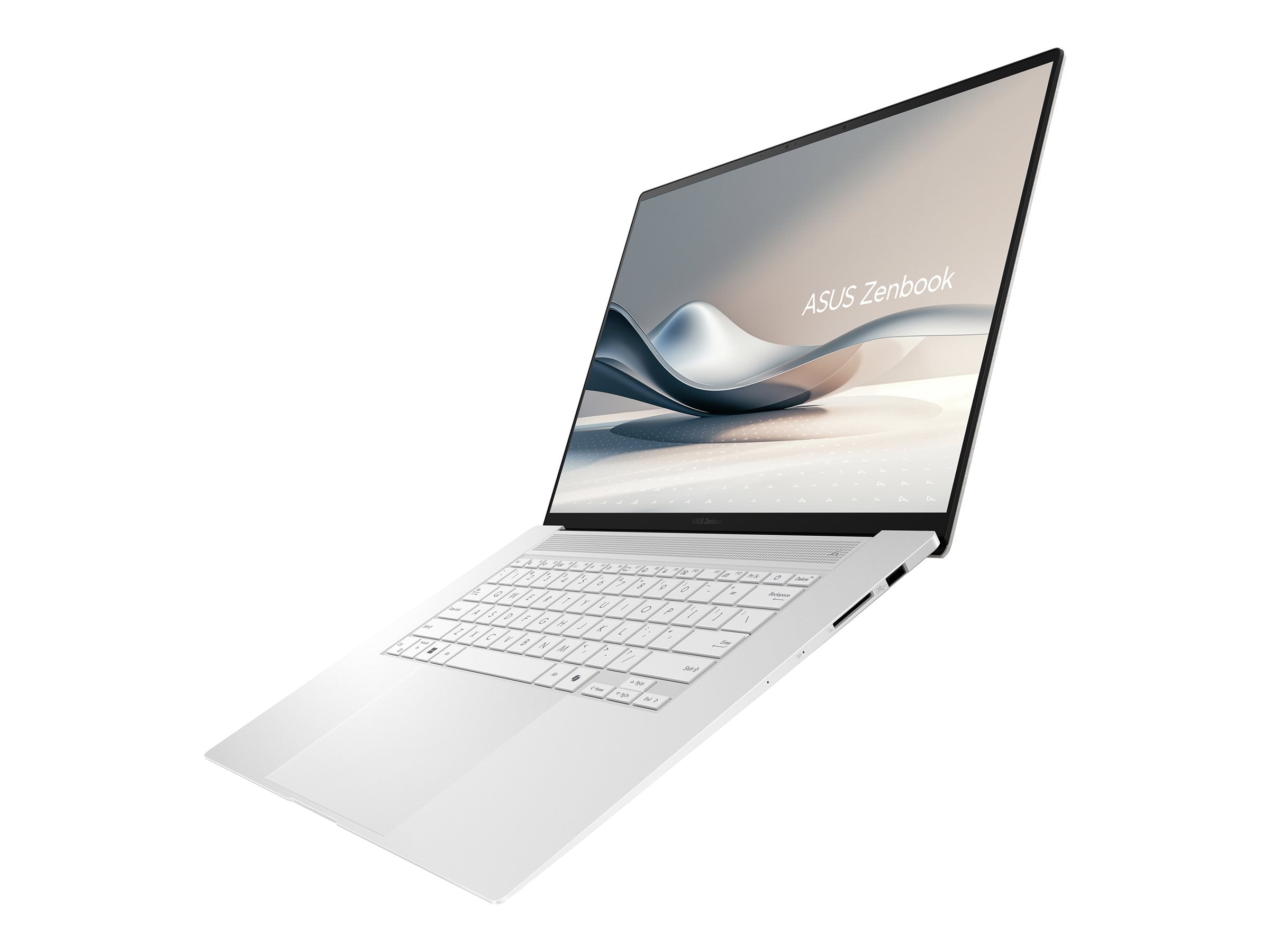 ASUS Zenbook S UM5606WA-RK084X AMD RYZEN AI 9 HX 370 16p WQXGA+ LPDDR5X 32Go 1To PCIE G4 SSD AMD Radeon 890M Graphics W11P White