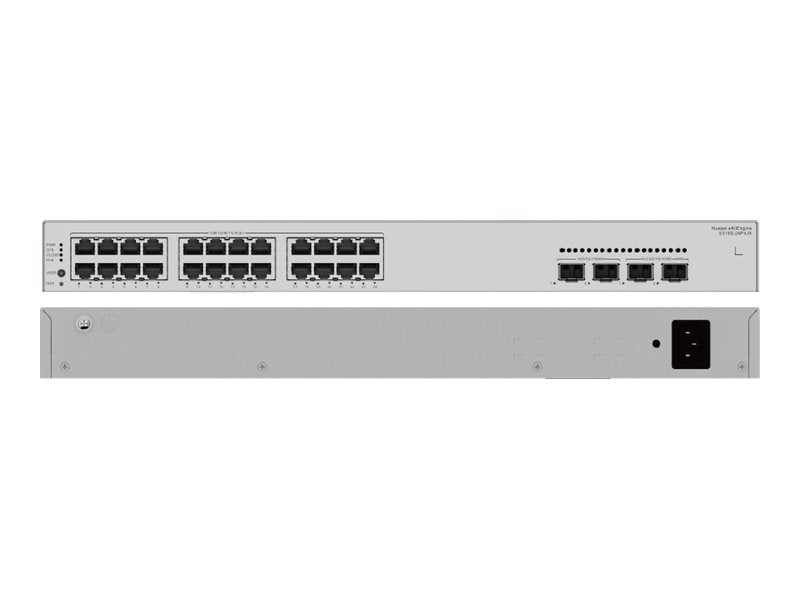 HUAWEI eKit S310S Series S310S-24P4JX Géré L2+ Gigabit Ethernet (10/100/1000) Connexion Ethernet, supportant l'alimentation via ce port (PoE) 1U Gris