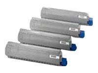 OKI C810, C830 cartouche de toner cyan capacité standard 8.000 pages pack de 1