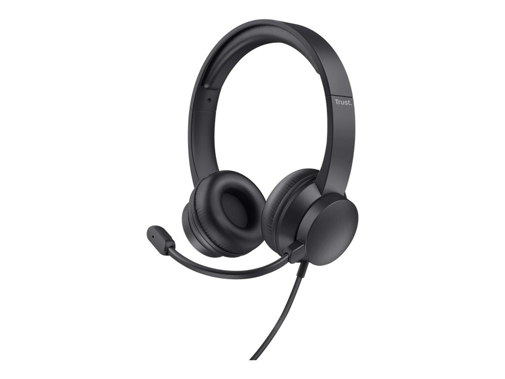 TRUST HS-201 USB On Ear PC Headset