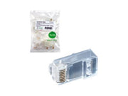 MCL Sachet de 50 connecteurs avec peigne RJ45 Cat 6/6A non blindés