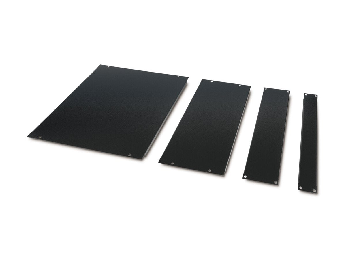 APC KIT D OBURATION DE FACADE 1U - 2U - 4U - 8U - NOIR POUR ARMOIRES NETSHELTER 19 VX/VS