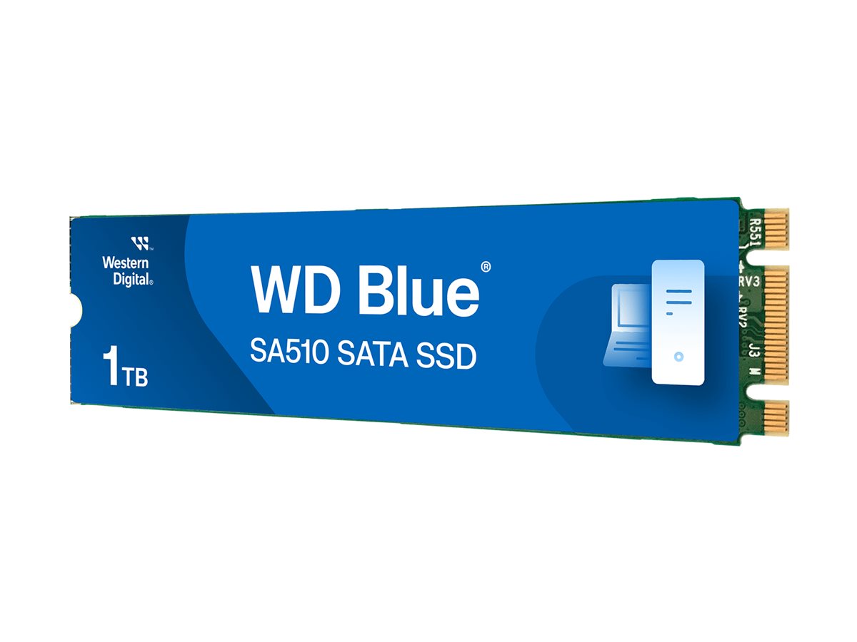 WD Blue SA510 SSD 1To M.2 2280 SATA III 6Gb/s internal single-packed POWERED BY SANDISK