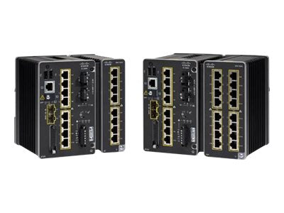 CISCO Catalyst IE3400 with 8 GE PoE/PoE+ and 2 GE SFP Modular NA