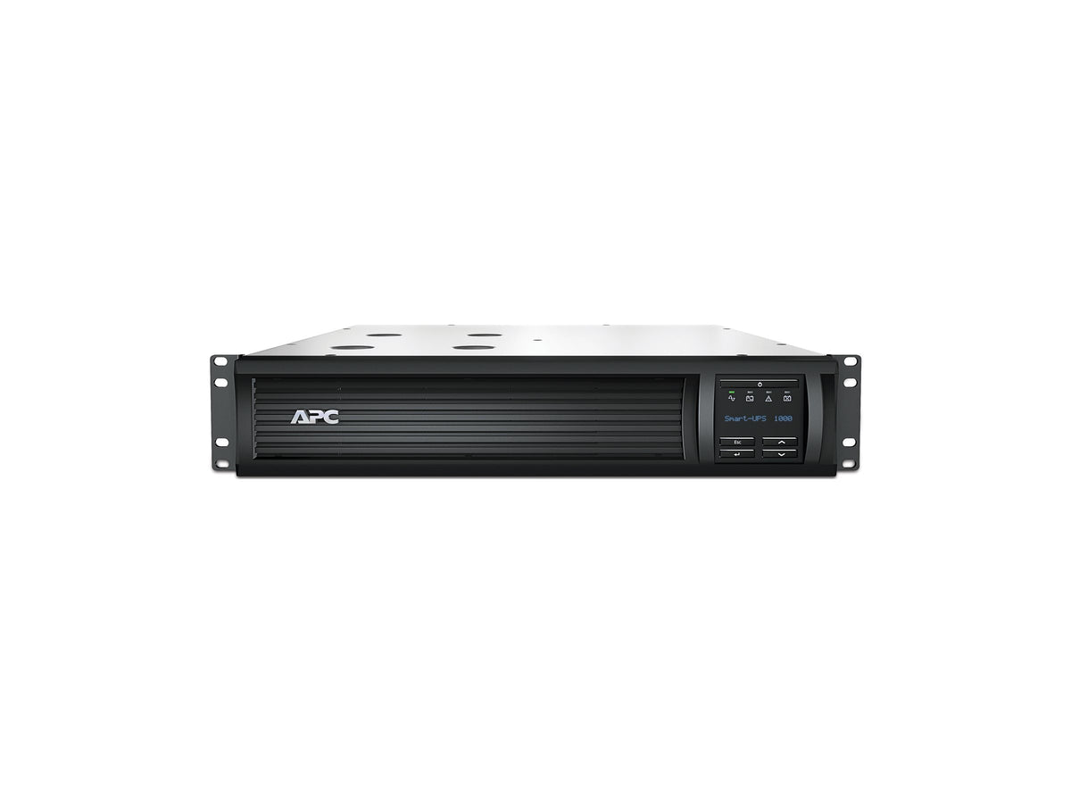 APC Smart-UPS 1000VA LCD RM UPS Rack AC 220/230/240V 700Watt 1000VA Ethernet 10/100 RS-232 USB oc 4 2U BK with APC SmartConnect