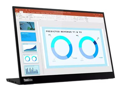 LENOVO ThinkVision M14d 14p QHD 16:10 IPS 300nits 2xUSB-C DP TopSeller