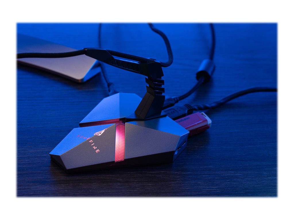VERBATIM SUREFIRE AXIS GAMING MOUSE BUNGEE HUB WCF (P)