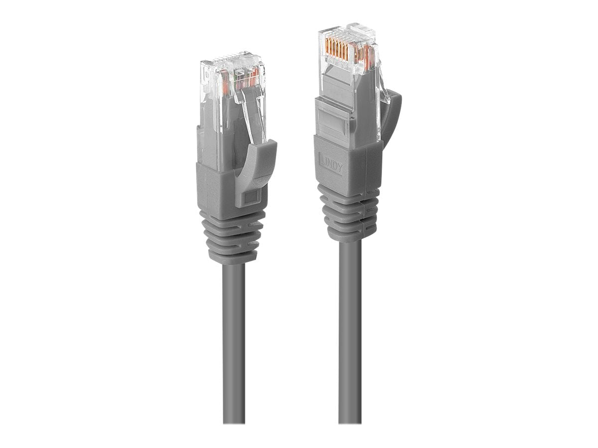LINDY UTP Cat.6 Cable Grey 5.0m LSOH incl. Testprotocol