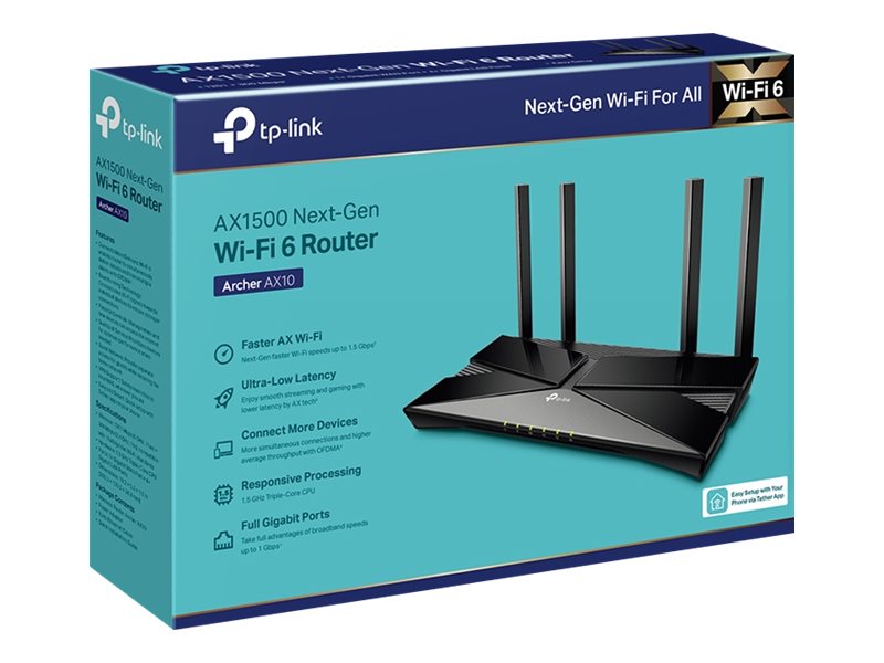 AX1500 Wi-Fi 6 Router Broadcom 1.5GHz T